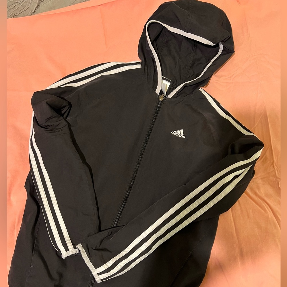 Women’s Adidas Black Lightweight Hoodie